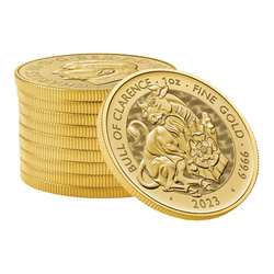The Royal Tudor Beasts: El Toro de Clarence 1 oz Oro 2023