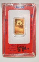10 gram Gold Bar Pamp Mudra Damaged CertiPack