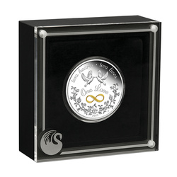 One Love kolorowany 1 uncja Srebra 2024 Proof