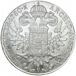 Plata Thaler Maria Theresa 1780 NUEVA Acuñación