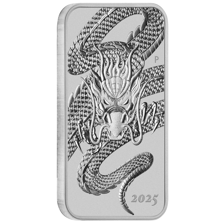 Sztabko Moneta Dragon 1 uncja Srebra 2025