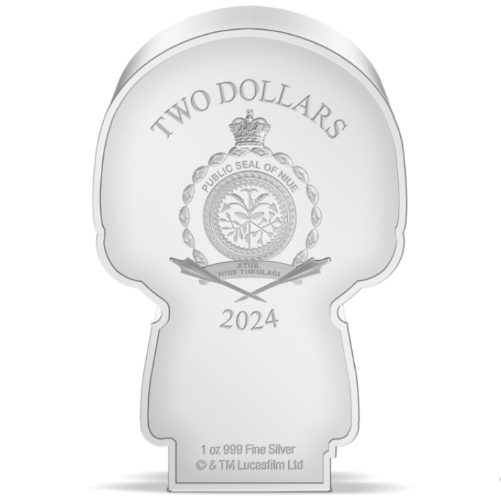 Niue: Star Wars Ahsoka - Chibi 'Gran Almirante Thrawn' coloreada 1 oz Plata 2024 Proof