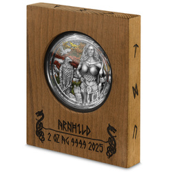 Valkyries: Arnhild coloured 2 oz Silber 2025 Ultra High Relief