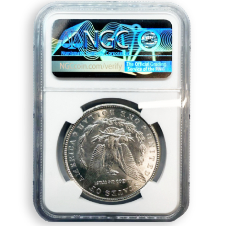 Morgan 1 dollaro Argento Varie annate -O NGC MS63