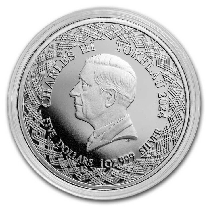 Tokelau: Zodiac Series - Panna 1 uncja Srebra 2024