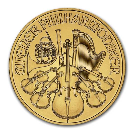 Wiedeński Filharmonik 1 uncja Złota 2014