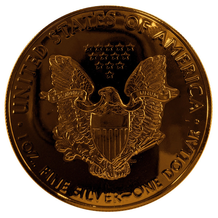 American Eagle 1 onza de plata 2018 Black Rhodium Gilded Rose