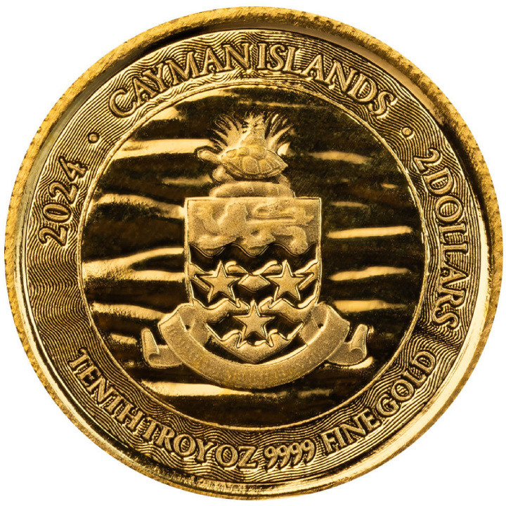 Cayman Islands: Stingray 1/10 uncji Złota 2024 Prooflike