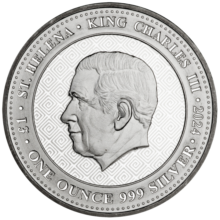 Szent Ilona: Tírusz sékel 1 uncia ezüst 2024