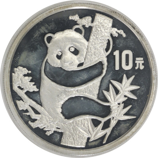 Panda Chino 5 oz & 1 oz Plata 1987