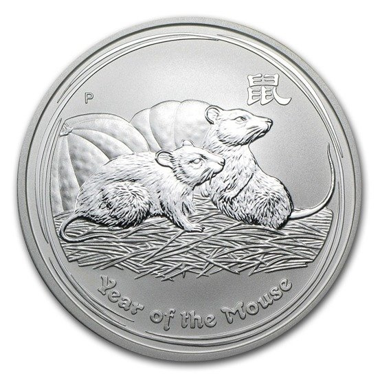Lunar II: Jahr der Maus 1 oz Silber 2008