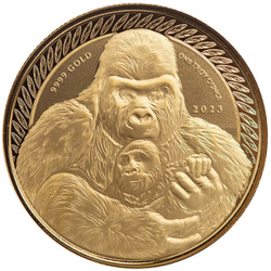 Congo: Silverback Gorilla 1 oz Gold 2023 Proof 
