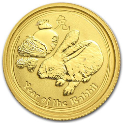 Lunar II: Jahr des Hasen 1/20 oz Gold