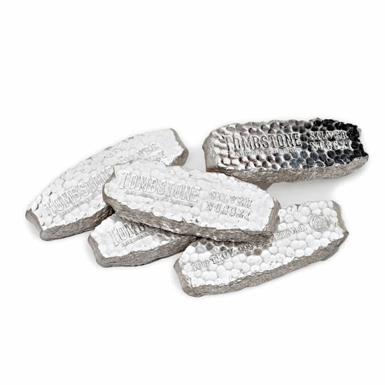Sztabka Tombstone Nugget 5 uncji Srebra