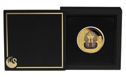 Tuvalu: Tutankhamun Discovery 100 Year Anniversary 2022 1oz Gold Proof Coloured Coin