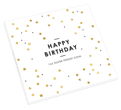 Cumpleaños coloreado 1 oz Plata 2021 Proof