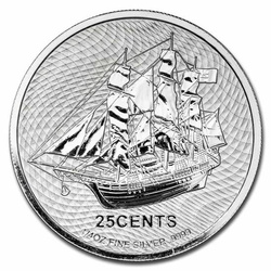 Isole Cook HMS Bounty 1/4 oncia d'argento 2021