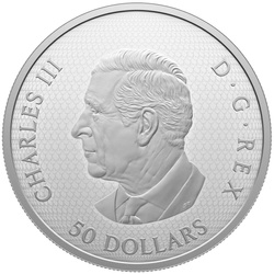 Canada : Le Chardonneret et la Fleur plaqué or 50 Argent 2025 Proof