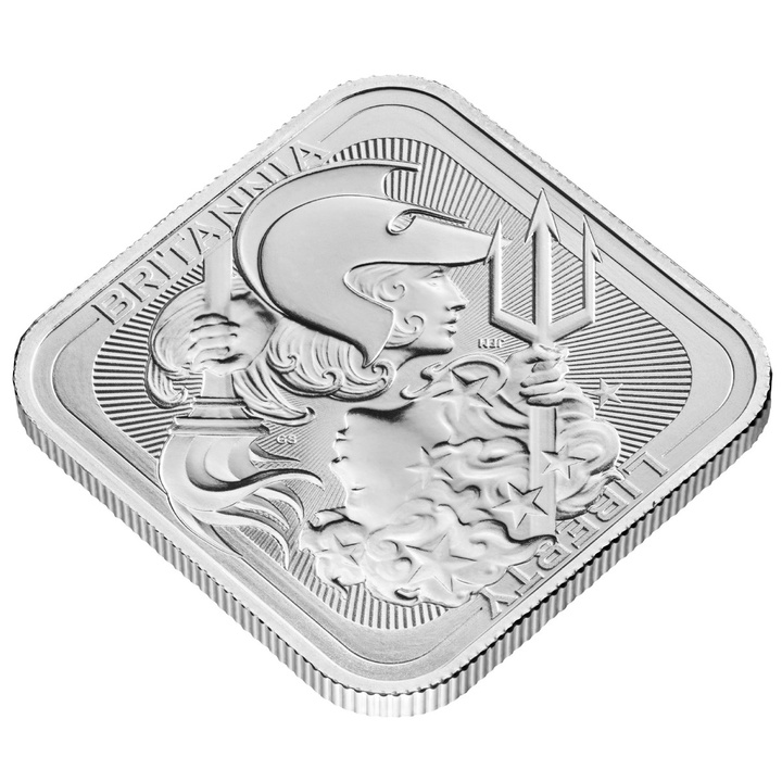 Sztabka The Royal Mint - Britannia and Liberty 1 uncja Srebra
