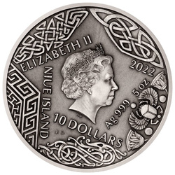 Niue : Dieux universels - Svarog 5 onces d'argent 2022