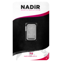 Lingotto Nadir 5 g Argento