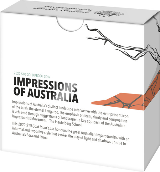 RAM: Kangaroo 1/10 unce zlata 2022 Proof