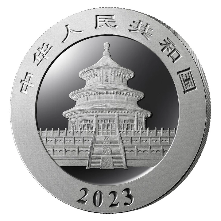 Chińska Panda 30 gramów Srebra 2023