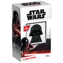 Niue: Star Wars - Darth Vader Chibi Coin kolorowany 1 uncja Srebra 2020 Proof