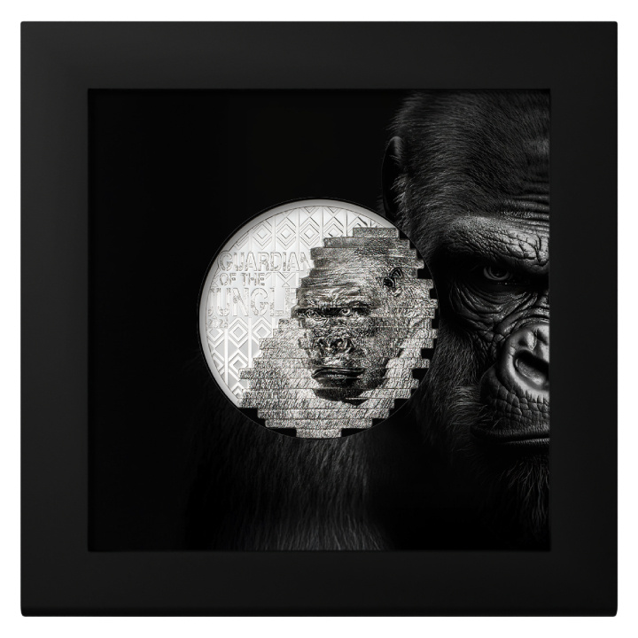 Cook Islands: Reconstruction Gorilla 2 oz Silber 2025 Proof