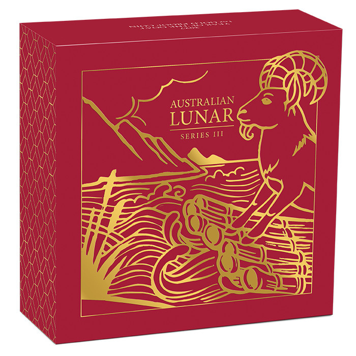 Perth Mint: Lunar III - Year of the Goat Gold Coin 1 oz Gold 2027 Proof