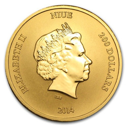 Niue Turtle 1 oz Gold 2014