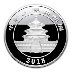 China Panda 1000 gram Silver 2018 PROOF