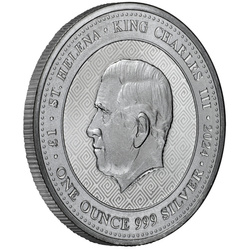 St. Helena: Athenian Owl 1 oz Silber 2024