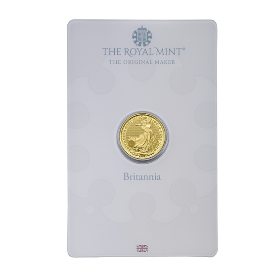Britannia 1/10 oz Oro 2021 Certipack