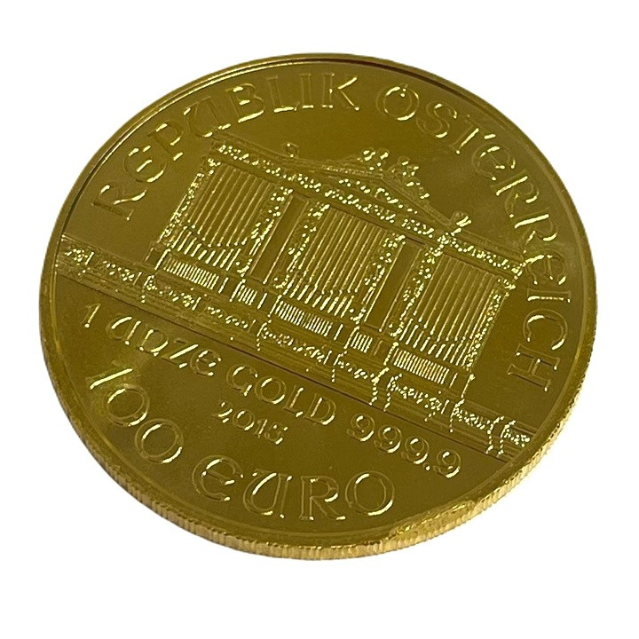 Filarmónica de Viena 1 oz Oro 2015 Borde dañado