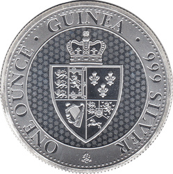 St Helena: Rose Crown Guinea 1 oz Silber 2019 Coin