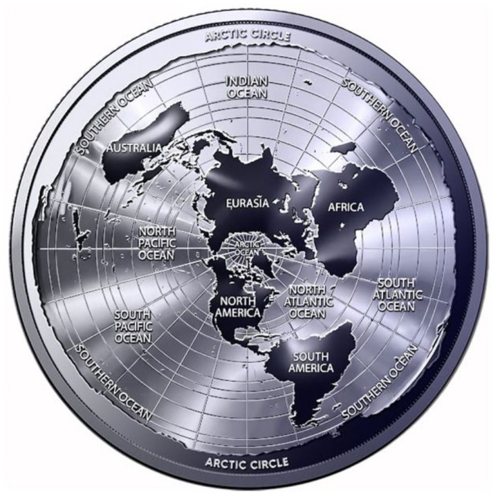 Médaille en Titane New World Order 1 once de Titane 2027