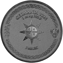 Ragnarök: Sköll 1 oz Black Silver 2024