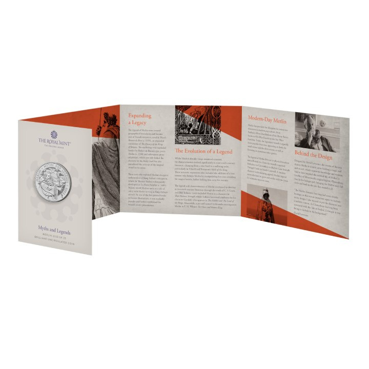 Mitos y Leyendas: Merlín £5 Cobre 2023