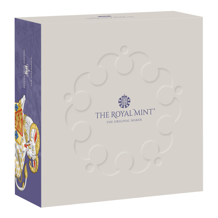 A Tudor-dinasztia királyi állatai: Beaufort yale-je 5 uncia arany 2023 Proof