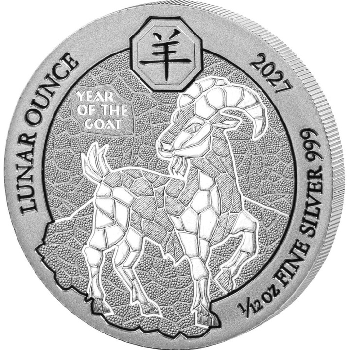 Srebrna Moneta Lunar Ounce - Rok Kozy 1/12 uncji Srebra 2027