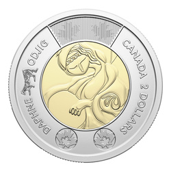 Célébration de la vie et de l'art de Daphne odjig 2 écorce de cuivre 2025 Carte de collection