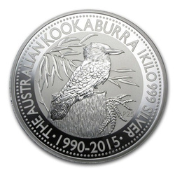 Kookaburra 1000 gram Silver 2015