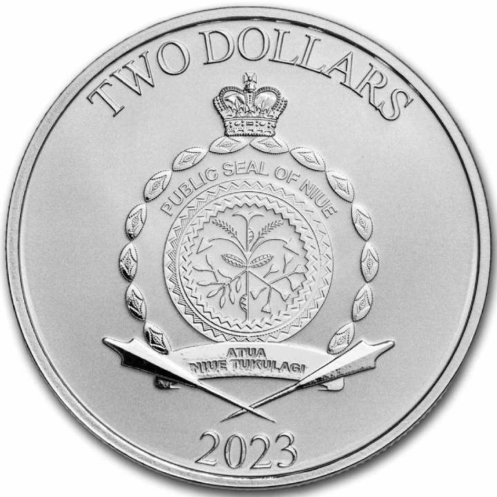 Niue: Star Wars - Grogu "Baby Yoda" 1 oz Silber 2023