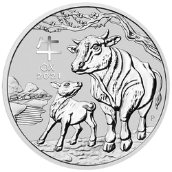 Lunar III: Year of the Ox 1/2 oz Silver Sets 20 Pc. 2021