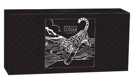 Lunar III: Rok tygra – sada 3 mincí stříbro 2022 Proof