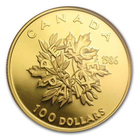 International Year of Peace 1/2 oz Gold 1986 Proof