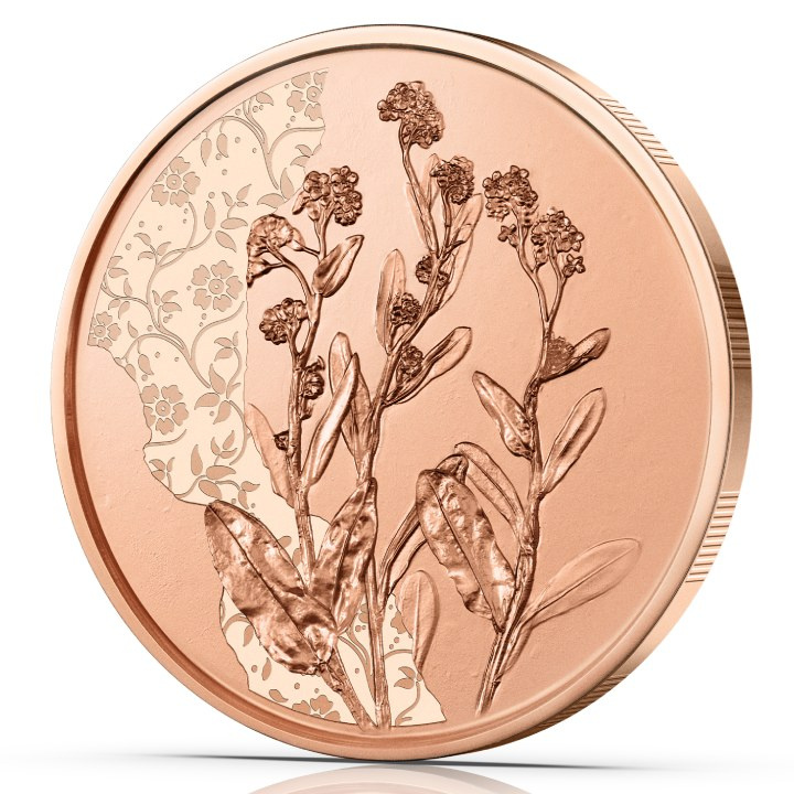 The forget-me-not 10 Euro Copper 2023 Coin