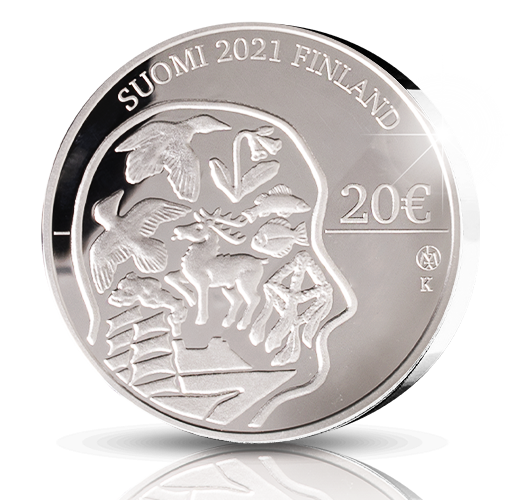 Autonomie Ålandských ostrovů – 100 let 20 euro stříbro 2021 Proof