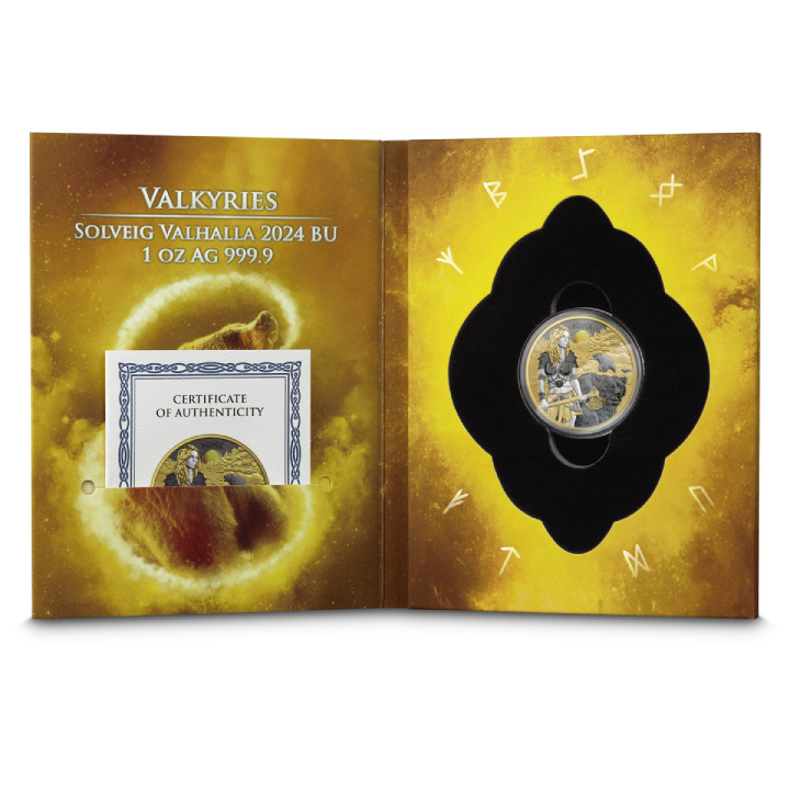 Valkyries: Solveig Valhalla 1 oncia d'argento 2024 Multimetal